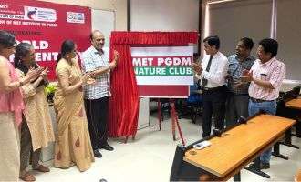 unveiling met pgdm nature club logo